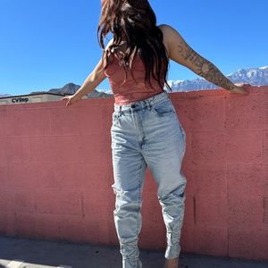 ≈Haute monde pink lace body suit≈